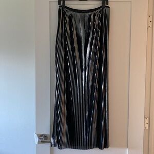 Zara pleated maxi skirt